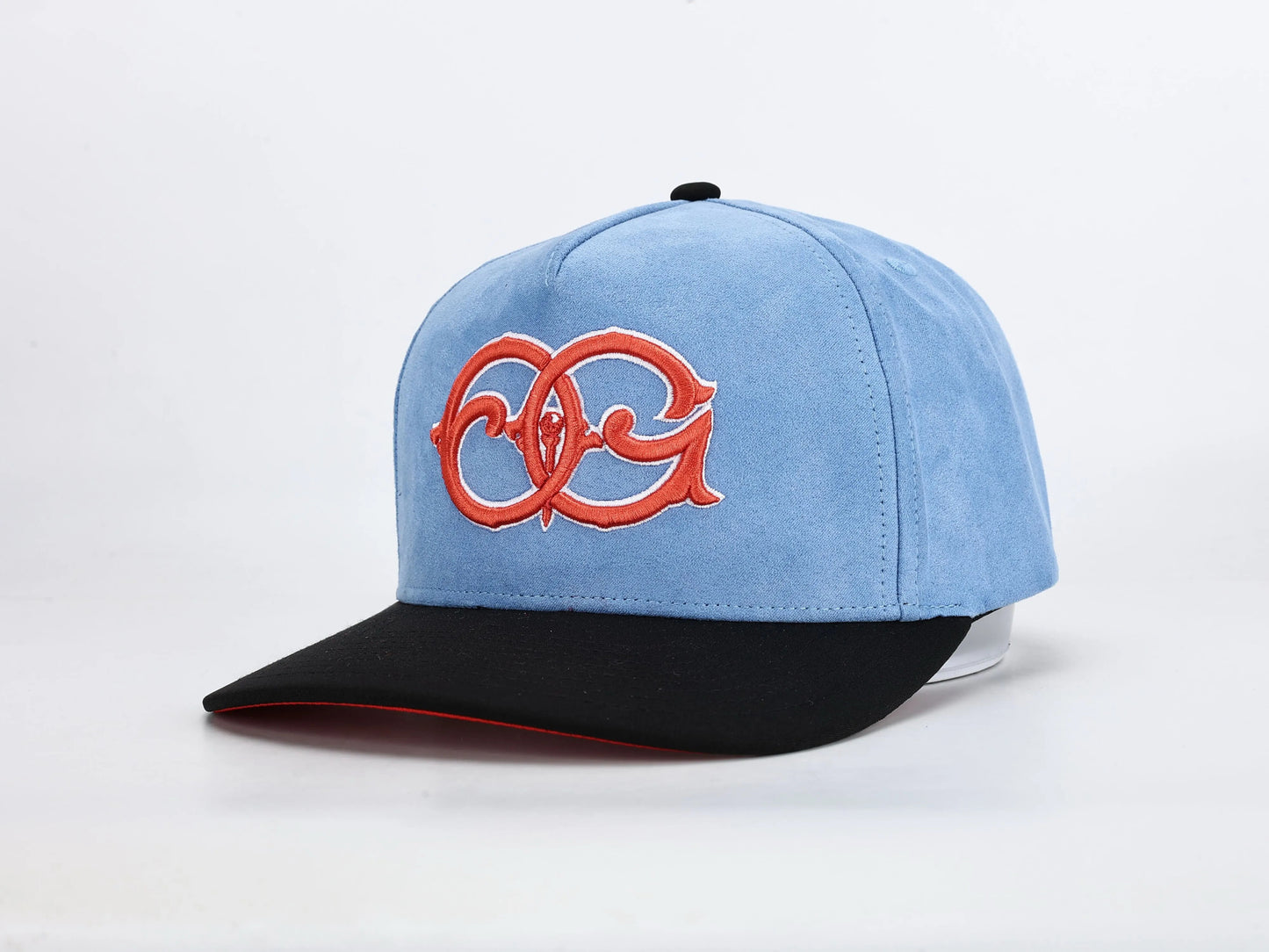 Oakbury Suede H-Town Blue Snapback