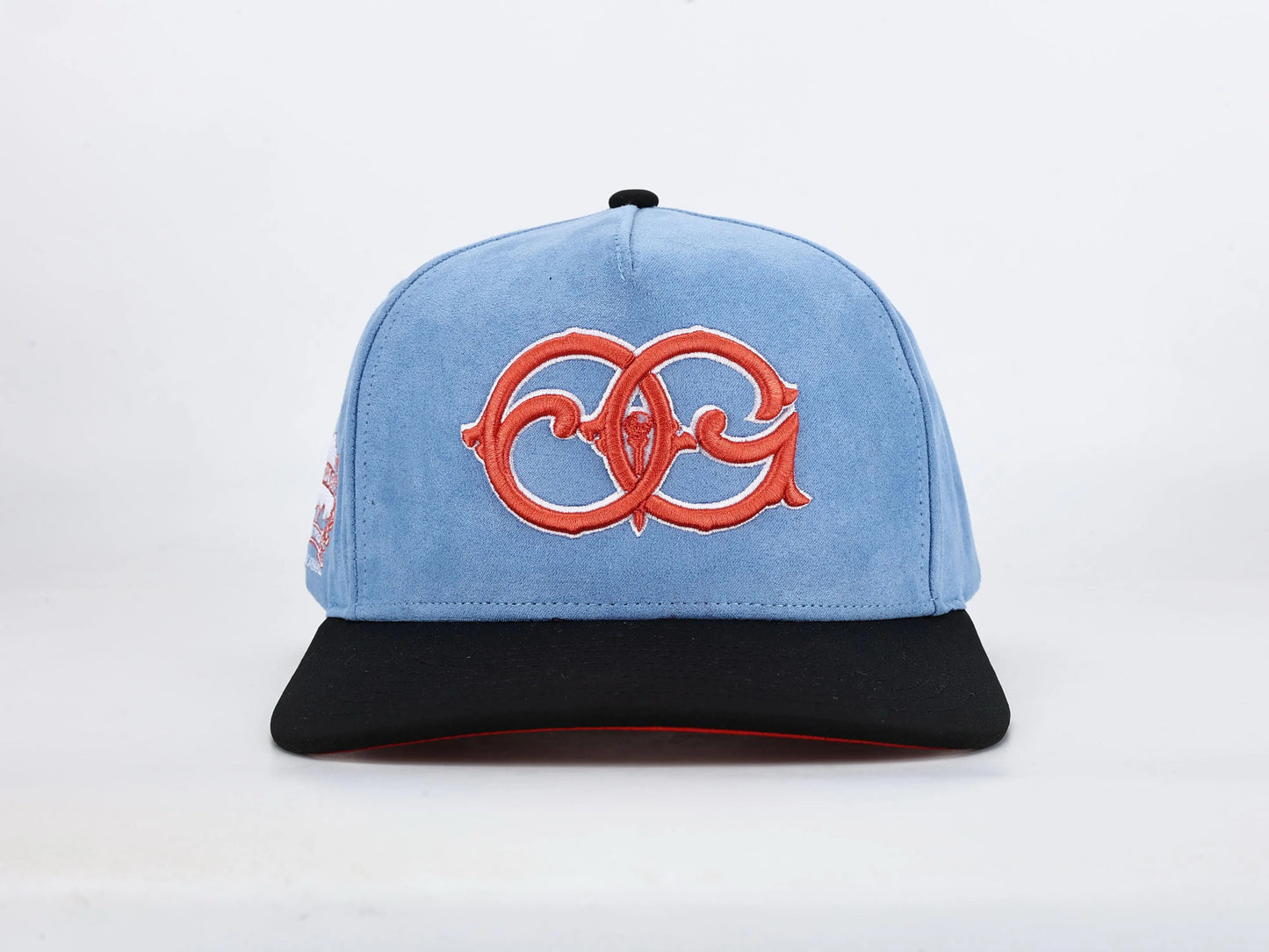 Oakbury Suede H-Town Blue Snapback