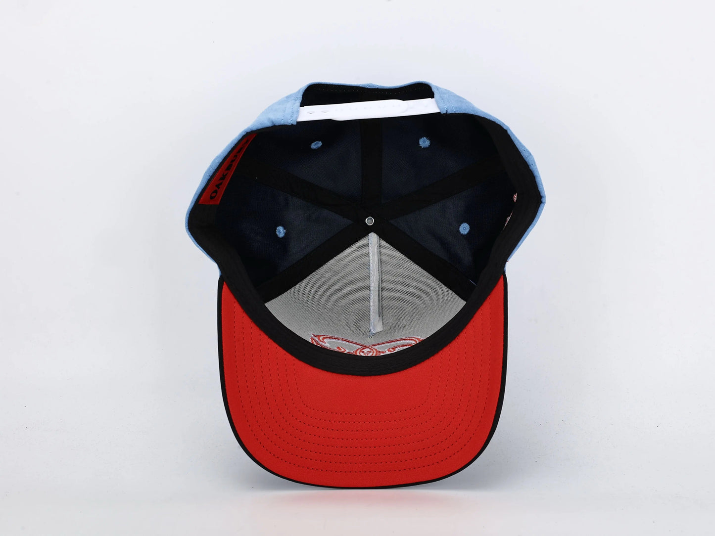 Oakbury Suede H-Town Blue Snapback