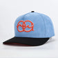 Oakbury Suede H-Town Blue Snapback