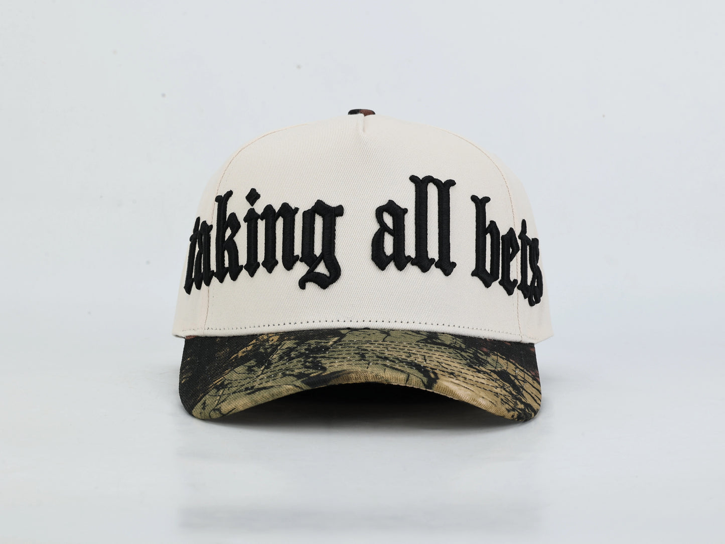Taking all bets cotton snapback