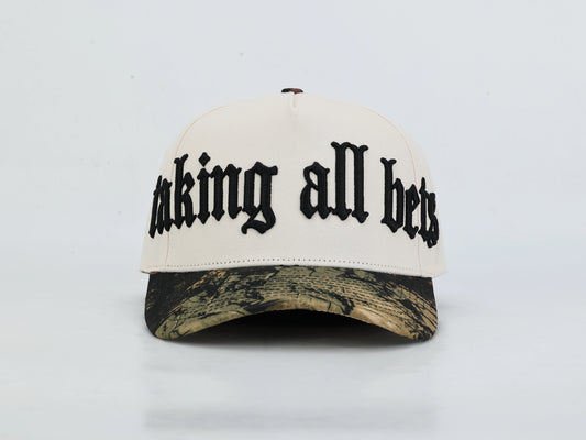 Taking all bets cotton snapback
