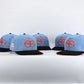 Oakbury Suede H-Town Blue Snapback