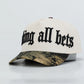 Taking all bets cotton snapback