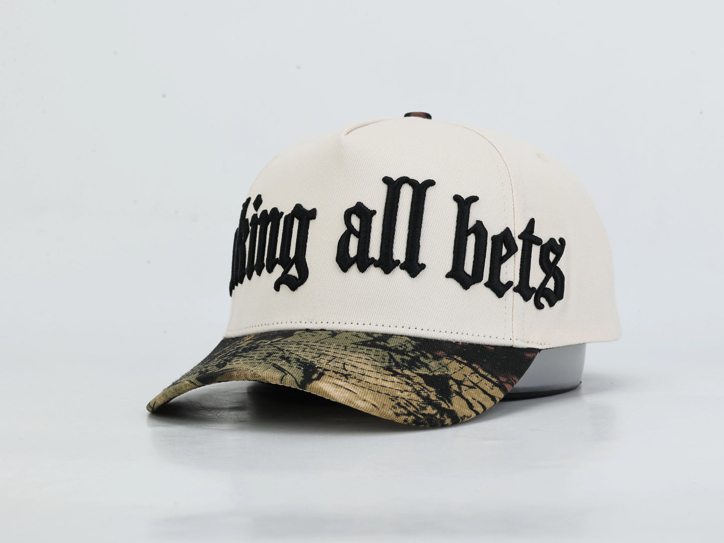 Taking all bets cotton snapback